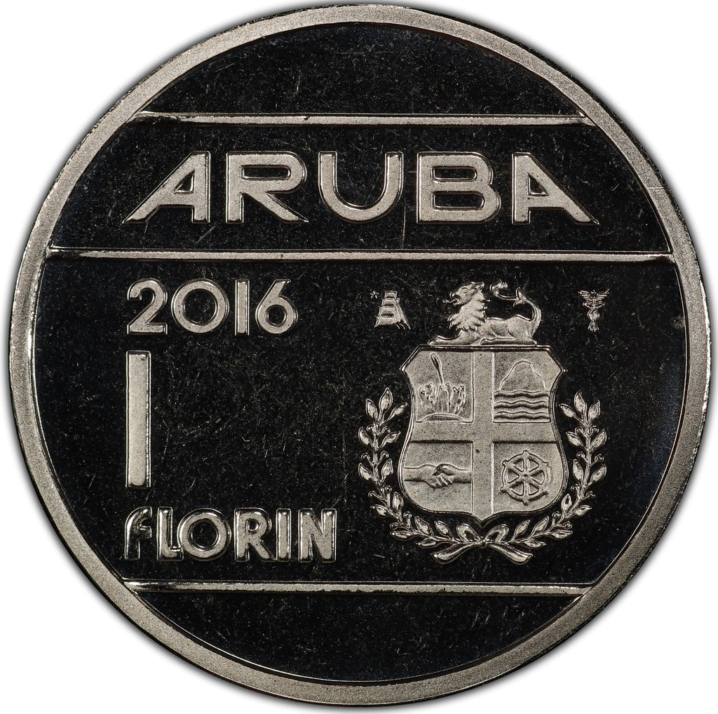 Aruba 6 pcs UNC Coin Set—NEW KING, NO QUEEN!—5 10 25 Cents—1 5 Florins