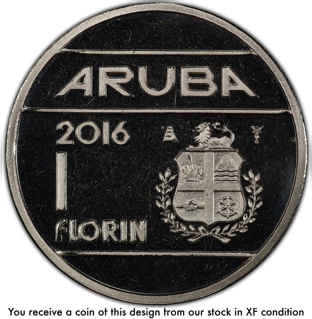 Aruba KM#56 1 Florin 2014-2026 XF (Extra Fine, random year)