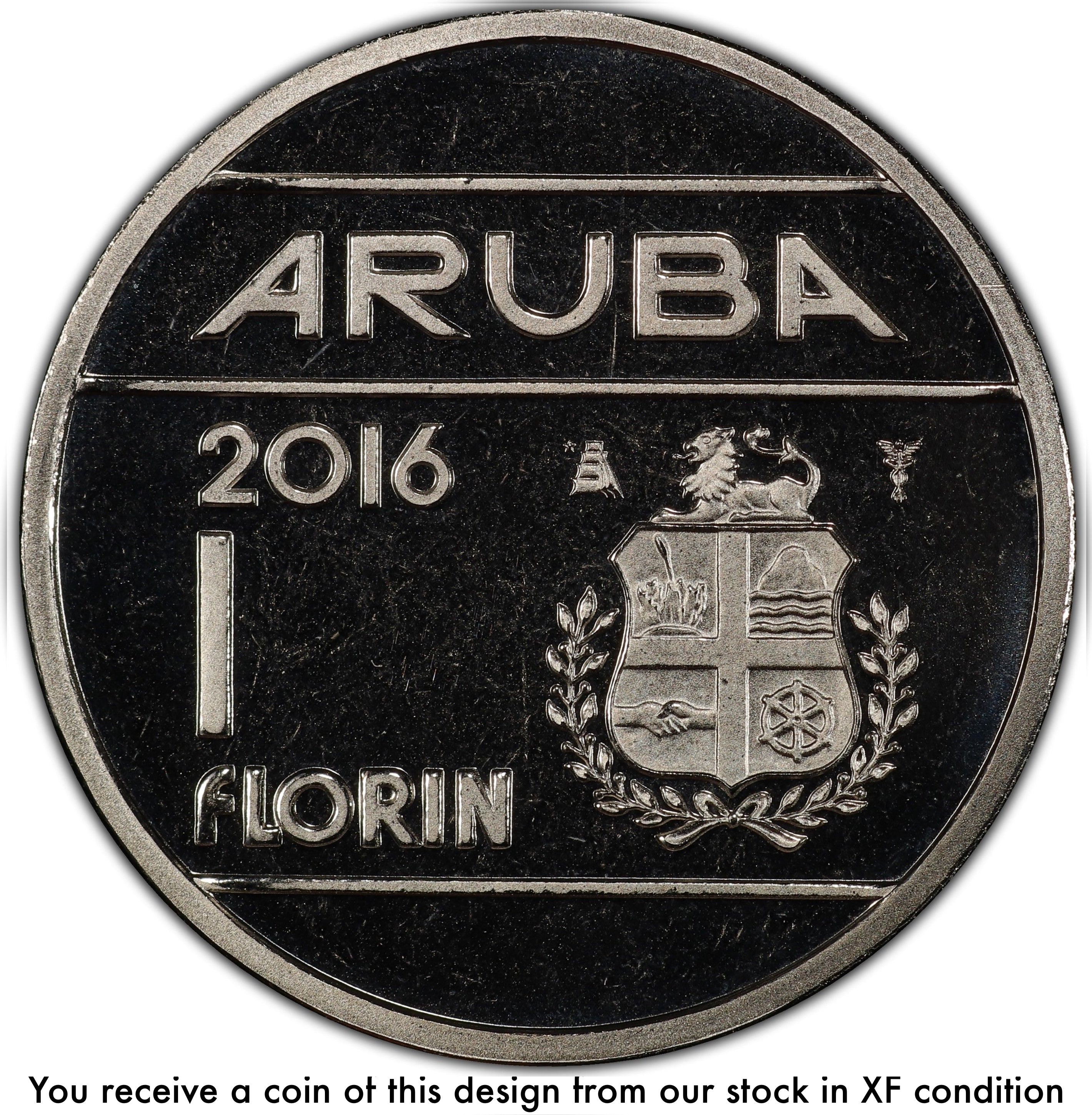 Aruba KM#56 1 Florin 2014-2026 XF (Extra Fine, random year)