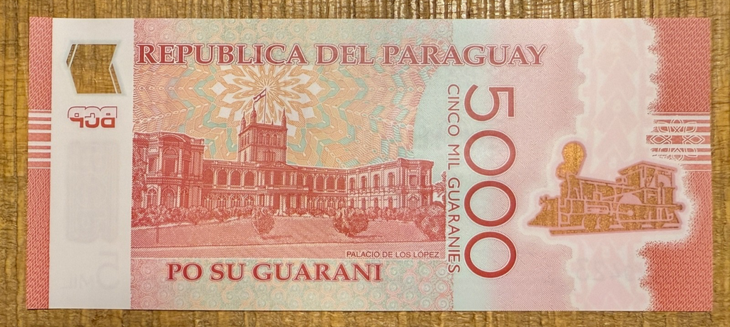 BLOWOUT! PARAGUAY set 2000 5000 Guaranies 2022-3 POLYMER P-228e P-234d UNC 套B0415