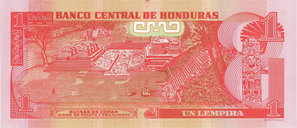 Honduras 1 lempira 2014 P-96b \YOW.EH038D.EB175I1