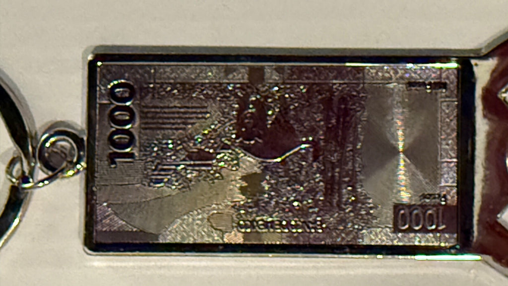 Mexico banknote keychain and bottle opener 1000 pesos 20242
