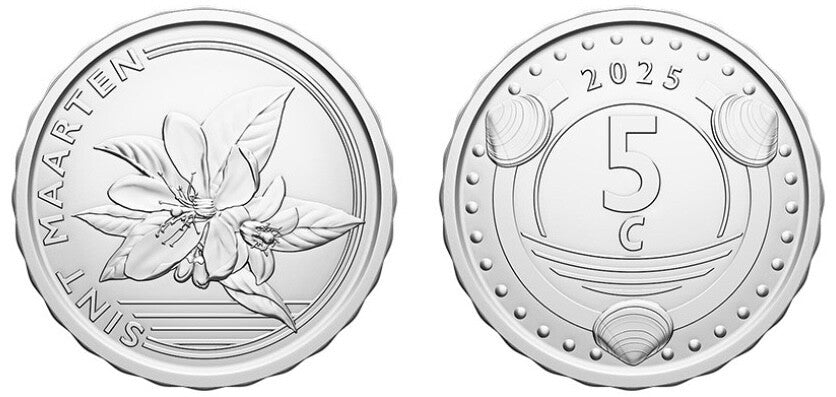 MEGASET Curacao & Sint Maarten 9 piece set  1x5 gulden 2x1 gulden 6 more UNC7