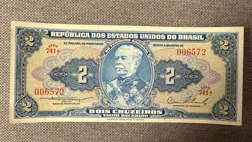 Brazil 2 Cruzeiros Blue 1954 et al P-151 - XF to AU - \s240rf0