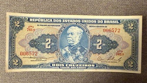 Brazil 2 Cruzeiros Blue 1954 et al P-151 - XF to AU - \s240rf0