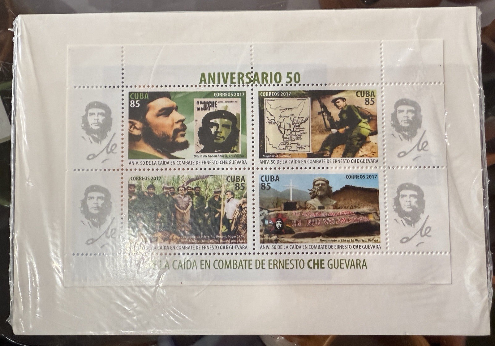 Souvenir Sheet Che Guevara 50th anniversary Of Death /Fall In Battle Stamps1