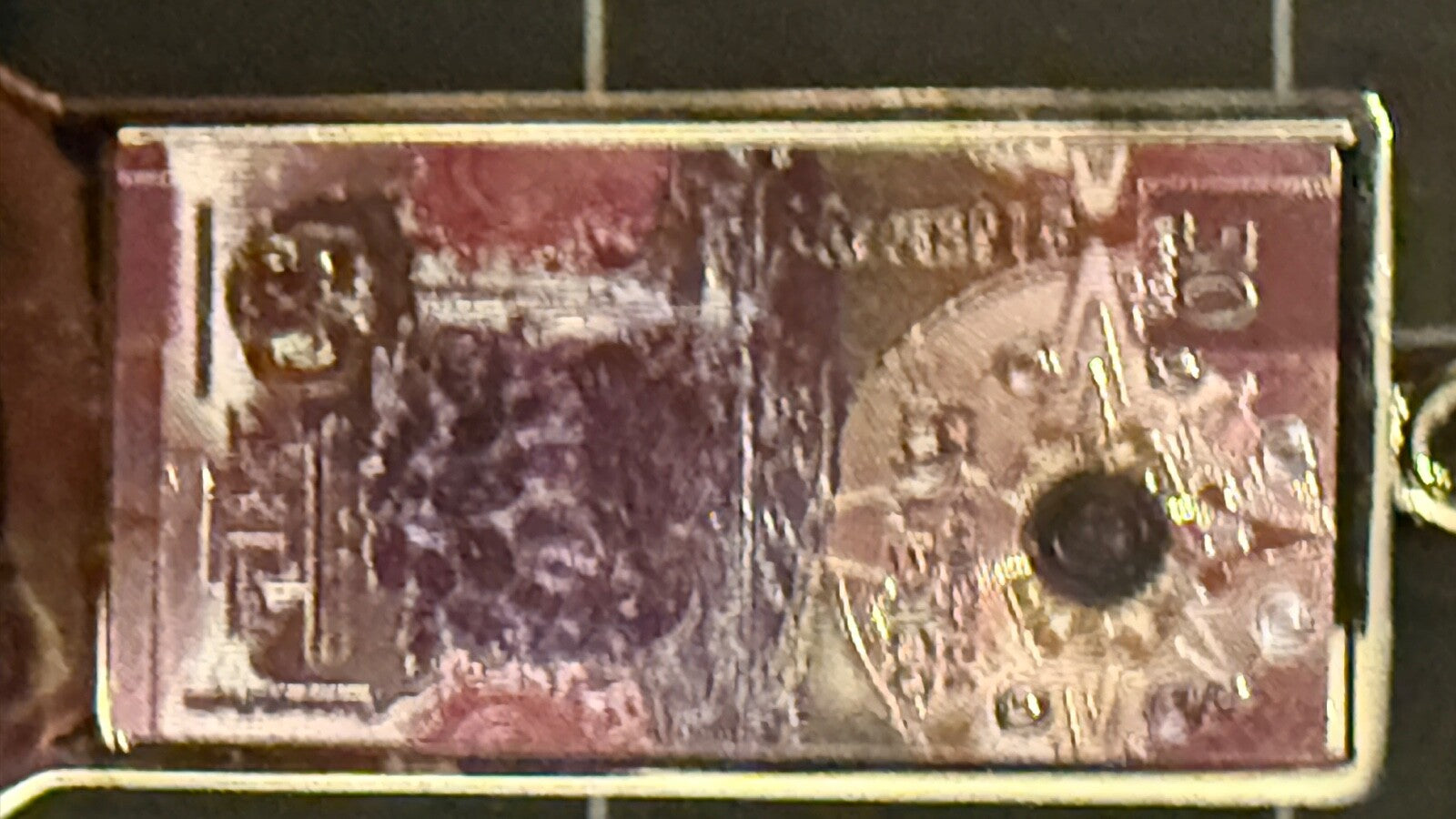 Ajolote Mexico banknote keychain and bottle opener 50 pesos 20242