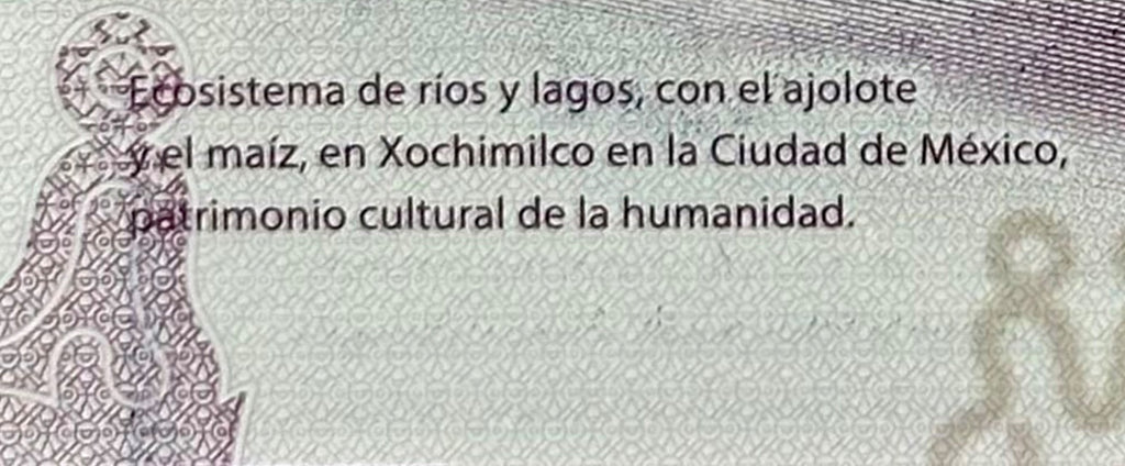 AXOLOTL AJOLOTE Mexico 50 Pesos — commemorative — UNC P133 W138 2024 “fish”15