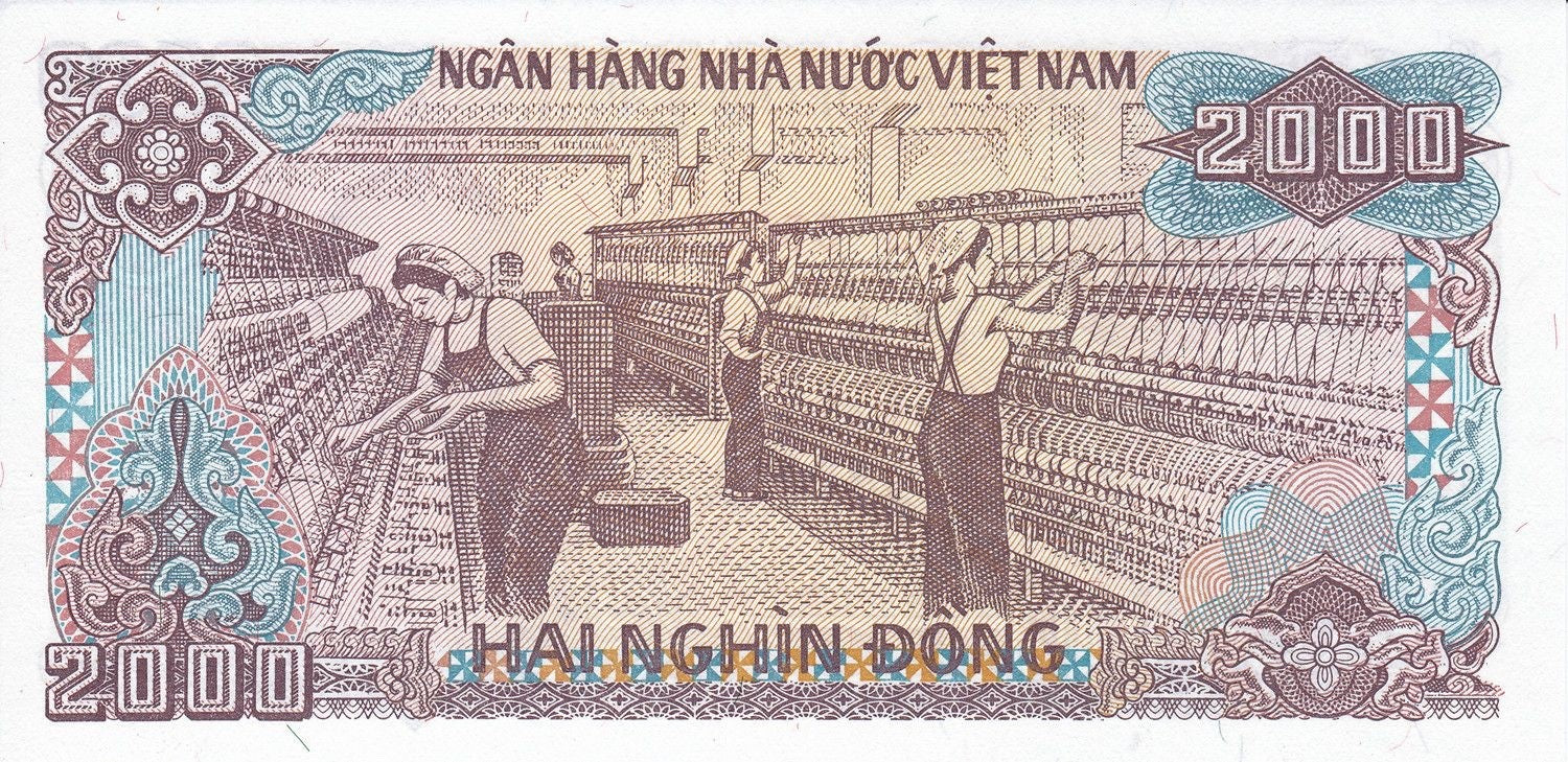 Vietnam COMMUNIST 1000 2000 5000 dong P-106 P-107 P-108 VF #60300 Ho Chi Minh4