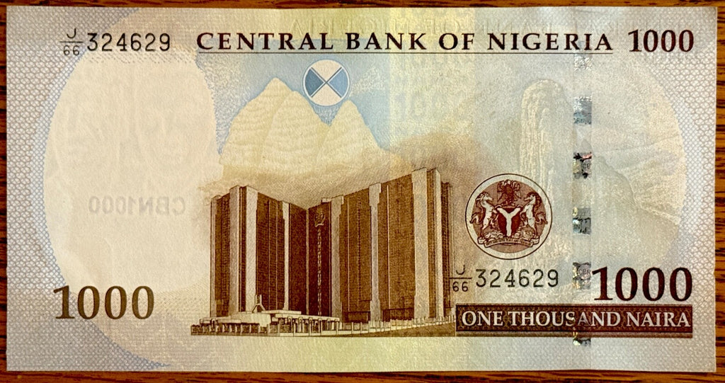Nigeria 1000 naira 2019 P-36 XF \P130D combine shipping2