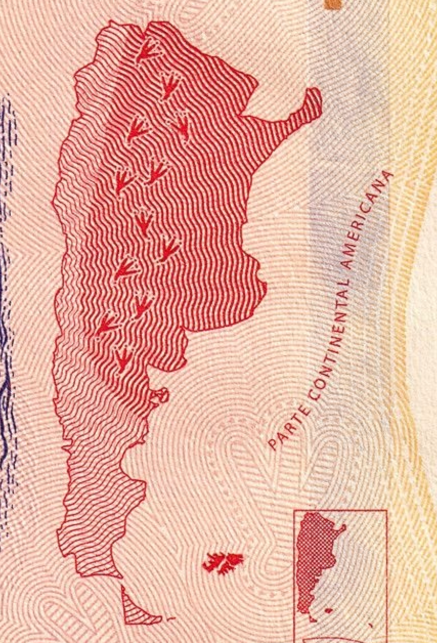 Argentina 1000 pesos P-366 P-366a4 ND 2020-2 UNC hornero national bird 704175