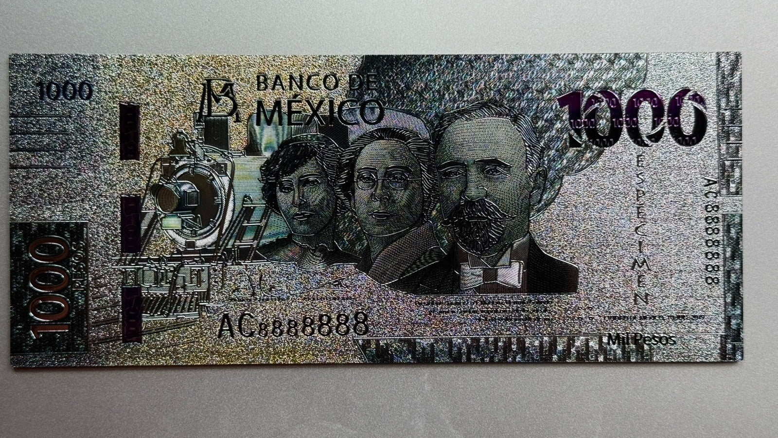 Mexico refrigerator magnet - iman billete 1000 Pesos Madero Mexican Revolution0
