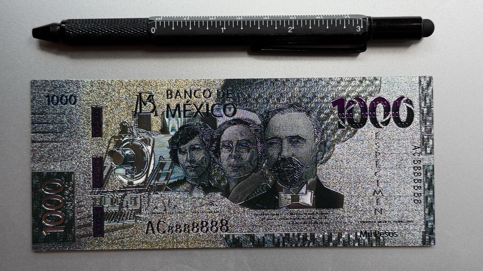 Mexico refrigerator magnet - iman billete 1000 Pesos Madero Mexican Revolution1
