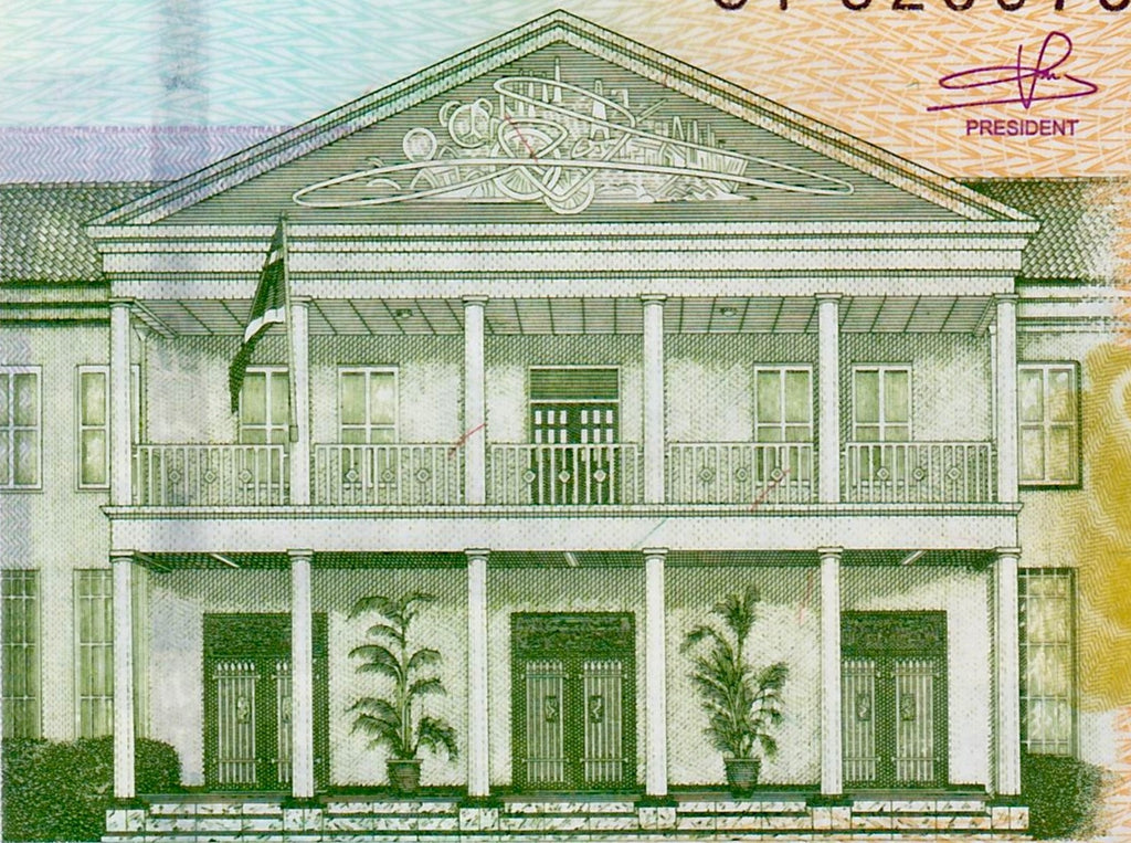 Suriname 10 dollars 2019 P-163 P-163c UNC B0811
