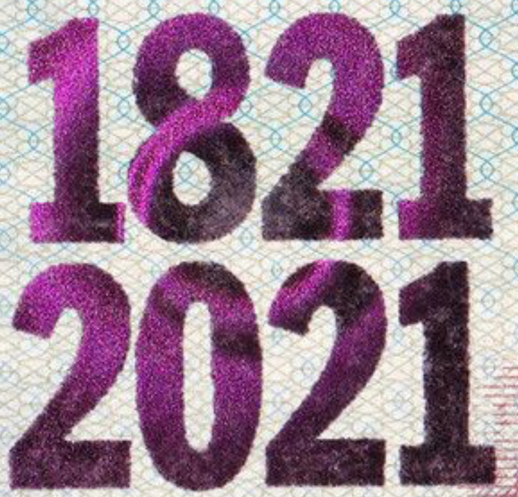 CENTRAL AMERICA INDEPENDENCE COMMEMORATIVE Guatemala 20 quetzales P-128 2020 UNC9