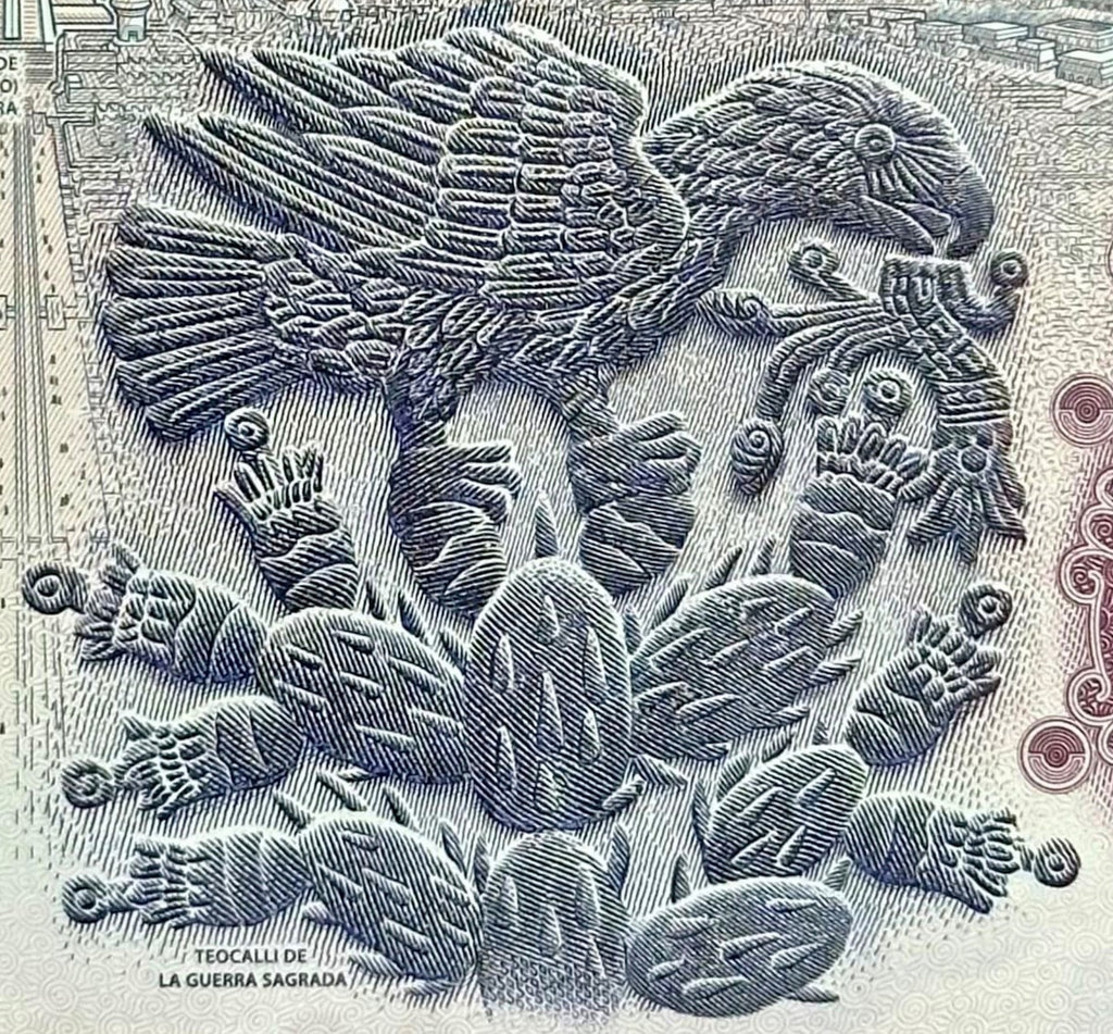 AXOLOTL AJOLOTE Mexico 50 Pesos — commemorative — UNC P133 W138 2024 “fish”5