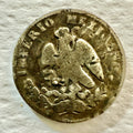 Mexico Empire 10 centavo 1864 KM#386 est AG silver 90%0