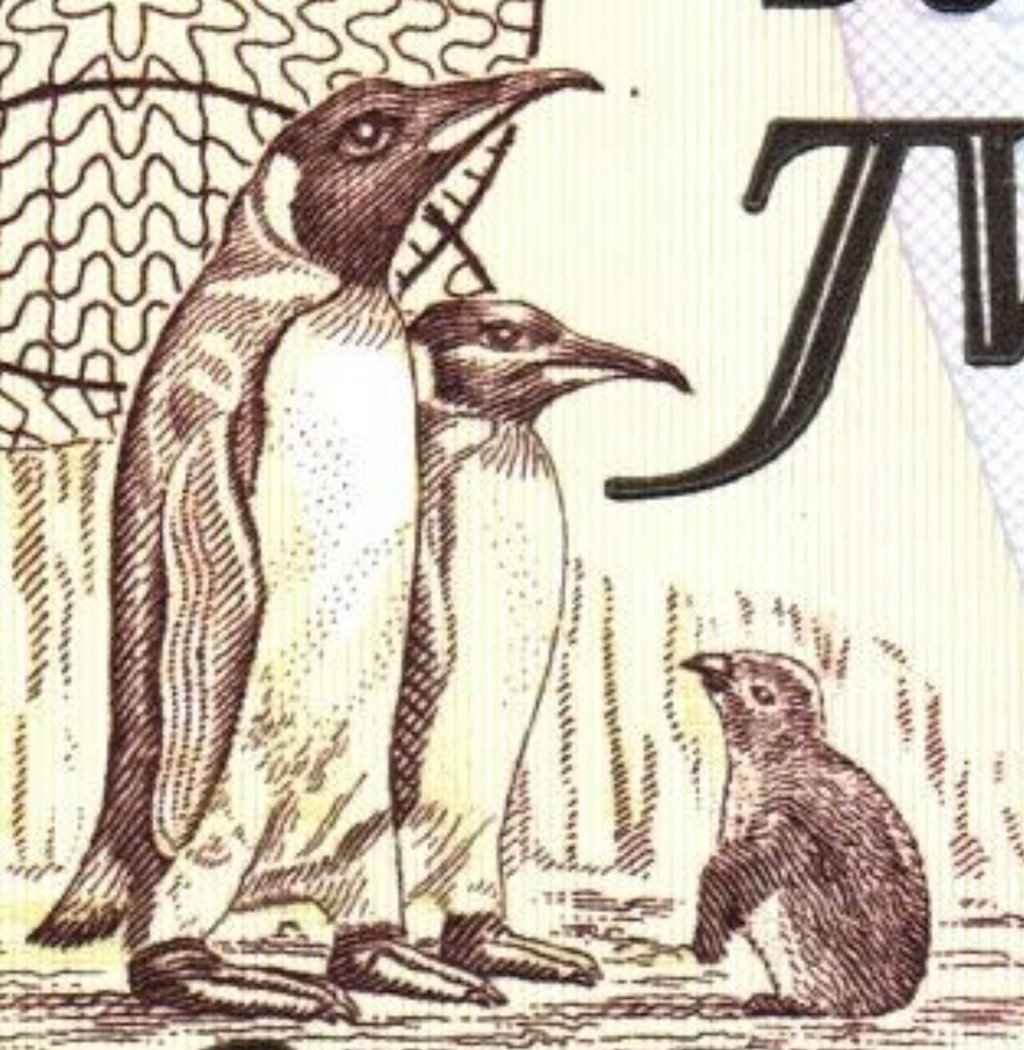 Falkland Islands 20 pounds P-19 2011 UNC/pinholes Queen Elizabeth II Penguin UK0