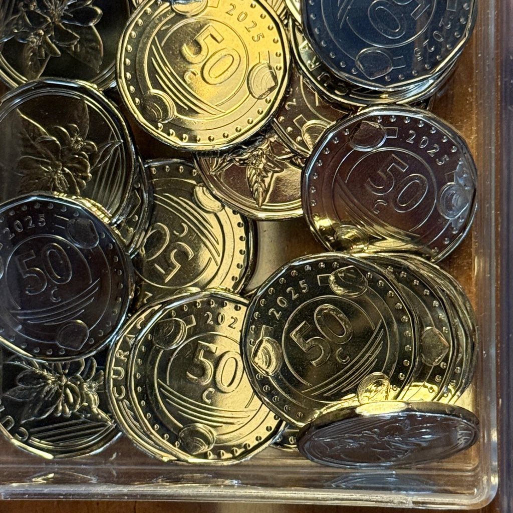 CURACAO ONLY SET INCL PENNY! 7pc Coin set 1 5 10 25 50c 1 5 gulden 2025 UNC6