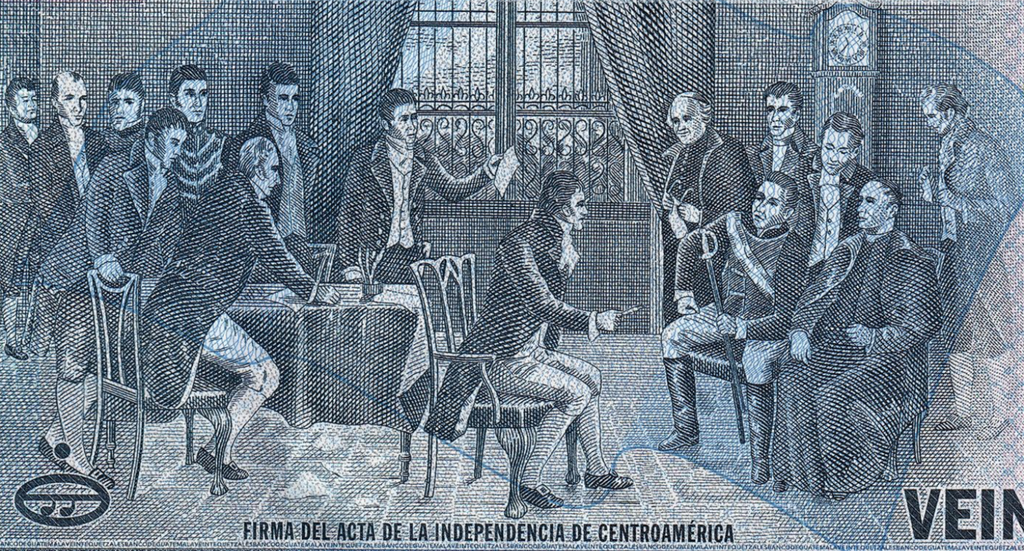 CENTRAL AMERICA INDEPENDENCE COMMEMORATIVE Guatemala 20 quetzales P-128 2020 UNC8