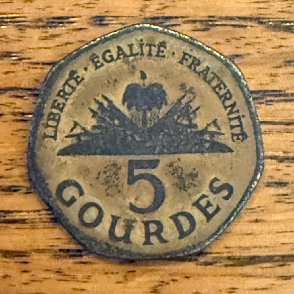 Haiti 1995 5 Gourdes Coin0
