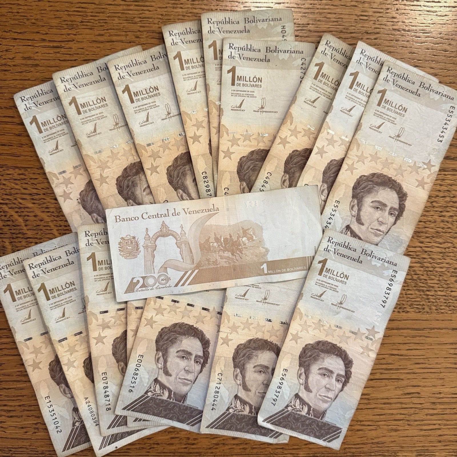 MILLION Tier 4B GCR RV QFS Venezuela 1000000 Bolívares 2020 (1 Note)0