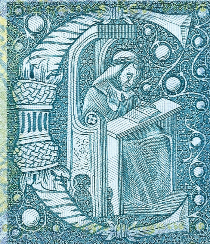Hungary 1000 forint 2024 P-203 UNC Black Army, King Matthias Corvinus, Visegrad3