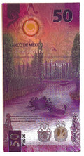 Mexico ajolote axolotl refrigerator magnet - iman billete 50 pesos, NOT CURRENCY0