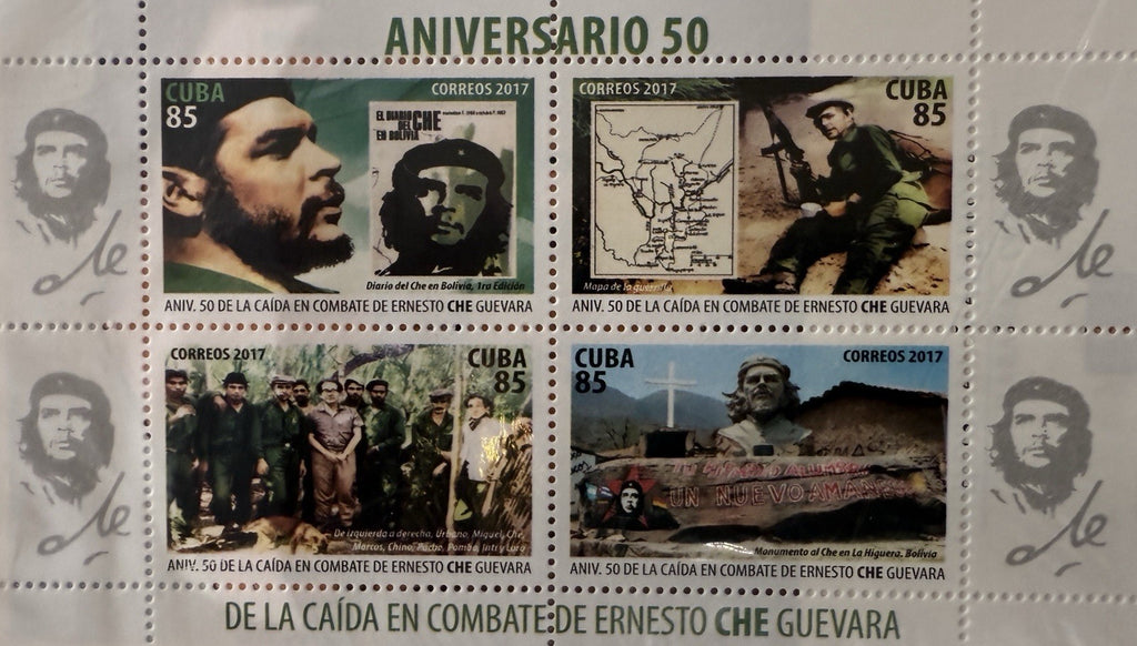 Souvenir Sheet Che Guevara 50th anniversary Of Death /Fall In Battle Stamps0