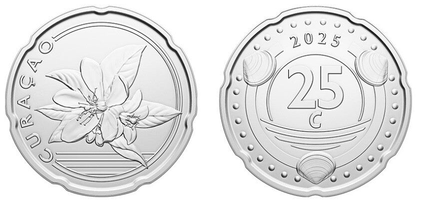 MEGASET Curacao & Sint Maarten 9 piece set  1x5 gulden 2x1 gulden 6 more UNC5