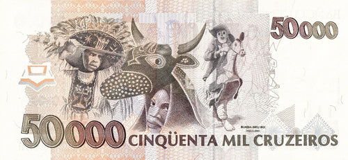 Brazil 50000 cruzeiros 1991 1993 P-234 or P-237 C226/C234 \e879i\s2r1