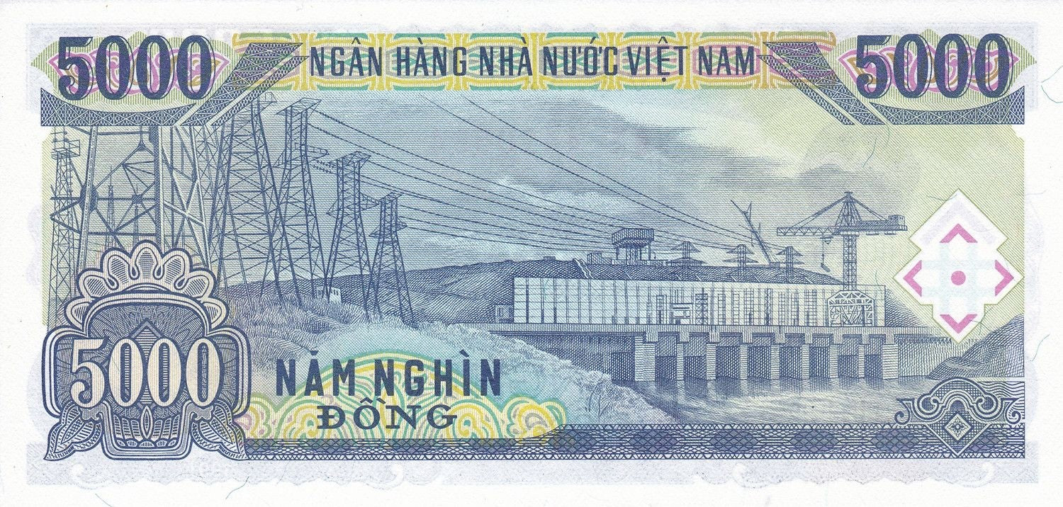 Vietnam COMMUNIST 1000 2000 5000 dong P-106 P-107 P-108 VF #60300 Ho Chi Minh6