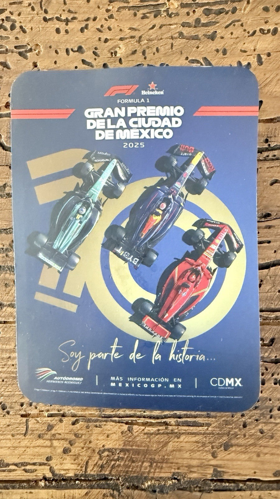 Formula One Grand Orix Gran Premio Mexico 2025 Pocket Booklet 1