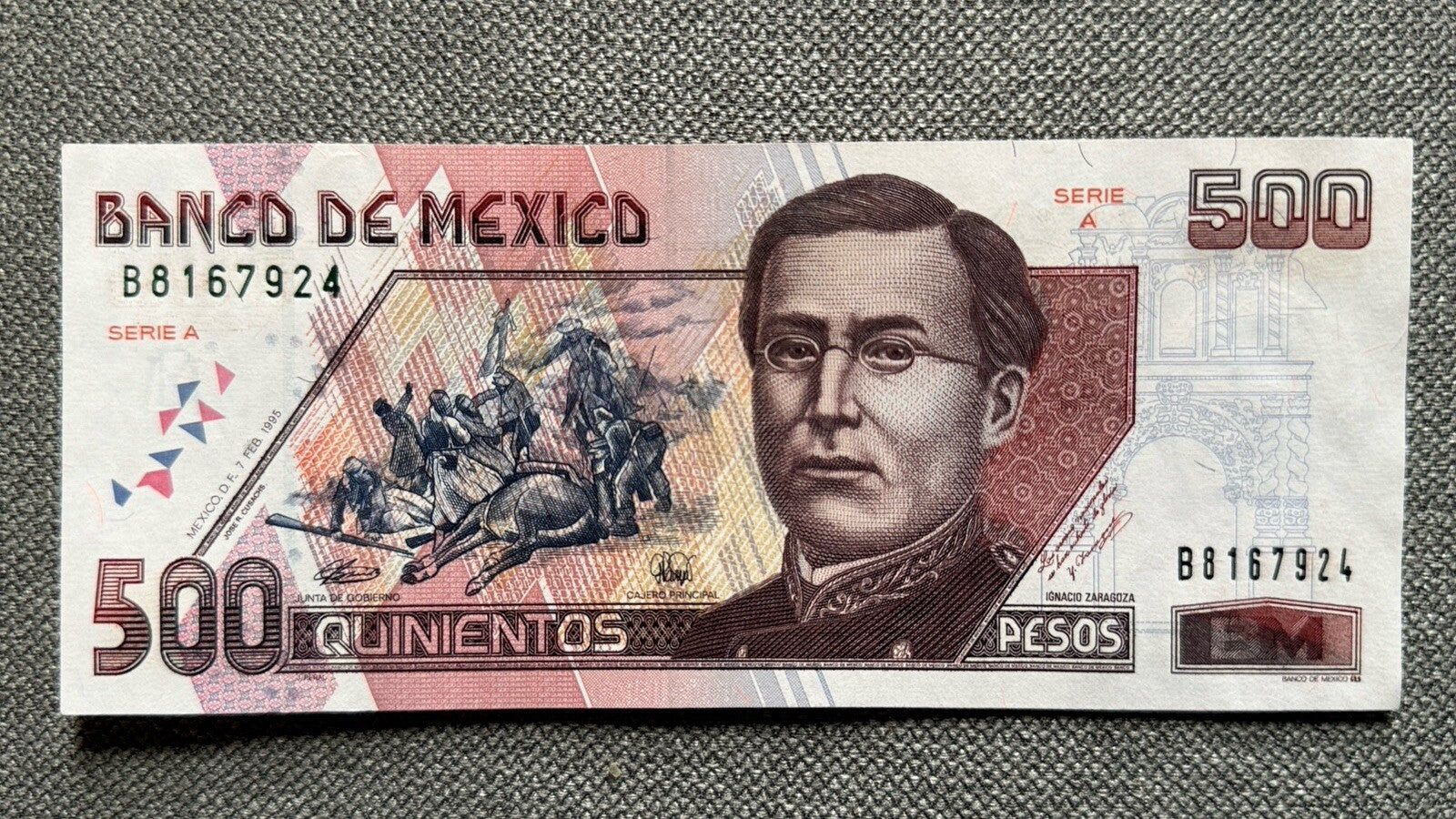 Mexico 500 pesos 1995 P-110a(A) UNC \p1900e300pmg6