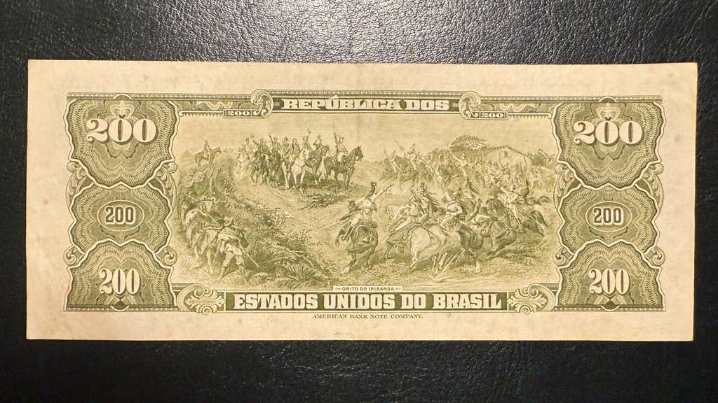 Brazil 200 cruzeiros 1964 P-171c C043 est. XF-AU combine /c30r1