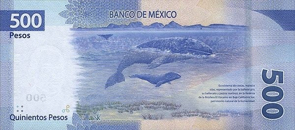 Mexico 2024 commemorative full set 50 100 200 500 1000 pesos UNC +bonus 20p 202312