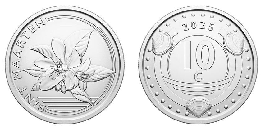 MEGASET Curacao & Sint Maarten 9 piece set  1x5 gulden 2x1 gulden 6 more UNC6