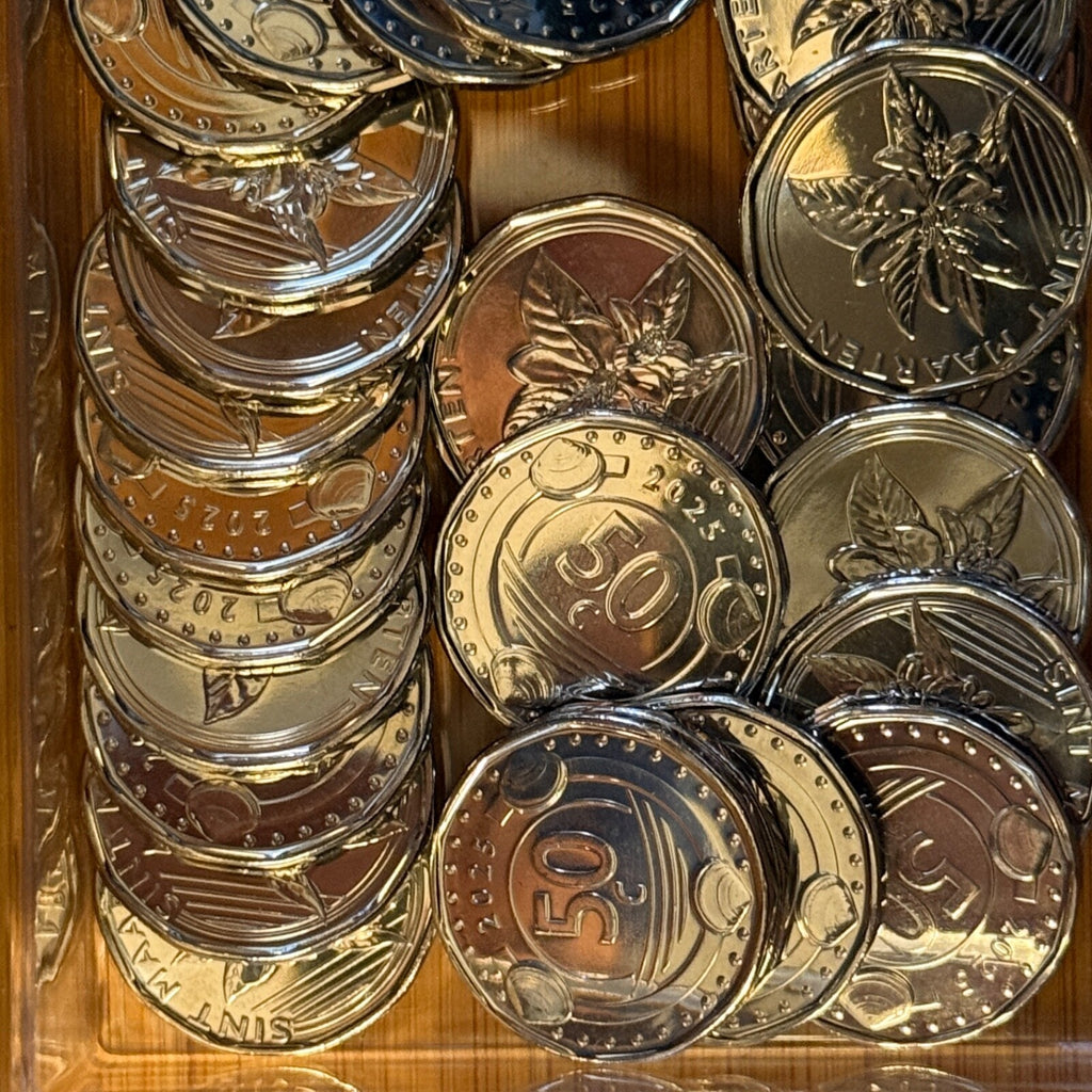 SINT MAARTEN 7 Coin Set — 1 5 10 25 50 cent 1 & 5 gulden 2025 UNC - No Curacao10
