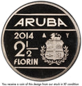 Aruba KM#57 2½ Florin 2014-2016 XF (random year)