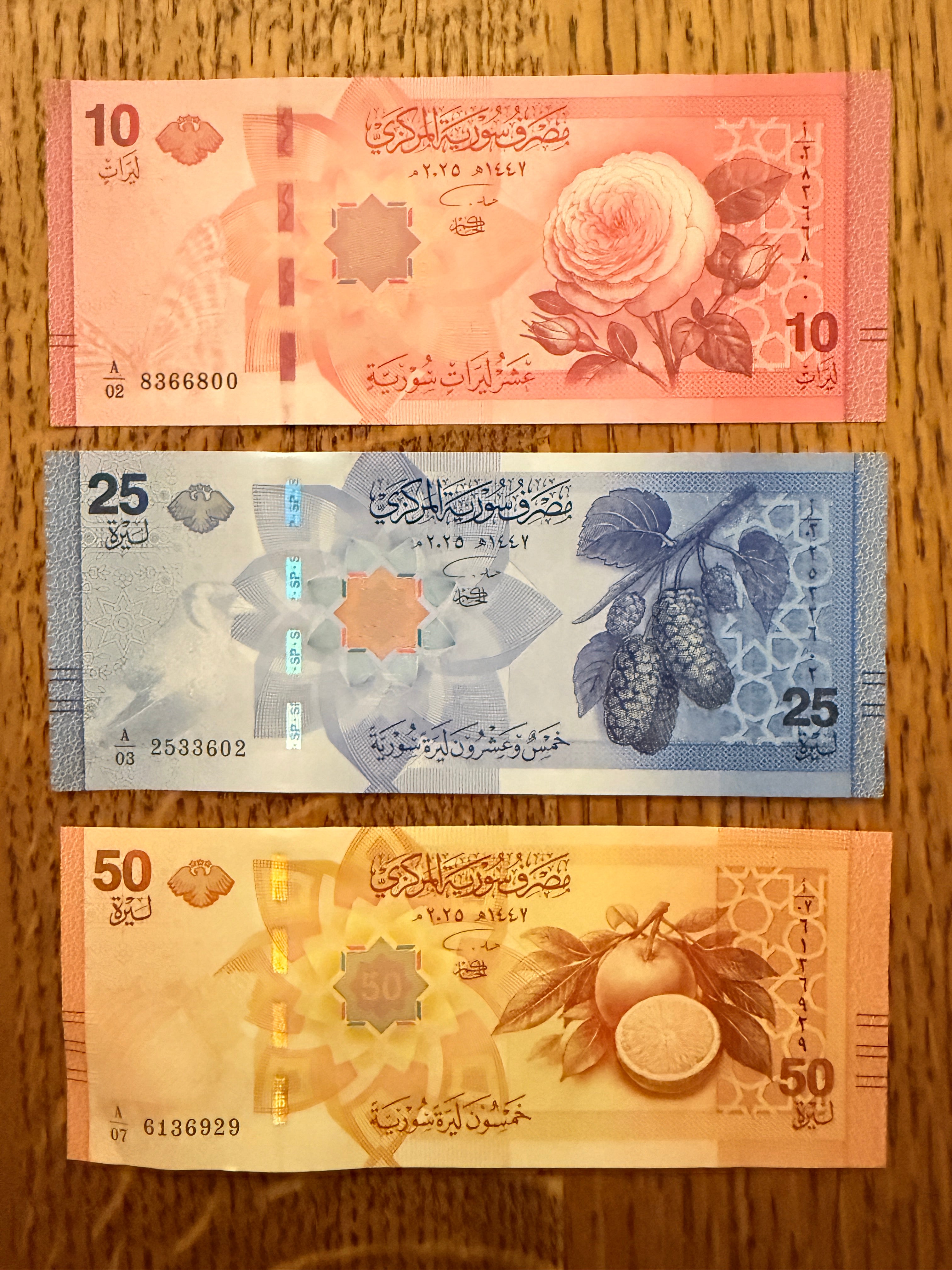 Middle East NW P119 P120 P121 3 pc set 2025 (2026) UNC