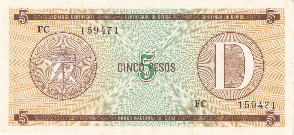 Caribbean || P-FX32-36 Foreign Exchange Certificate Ser D ANY ONE PIECE