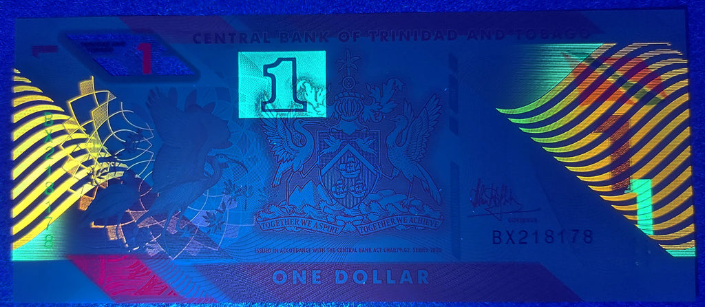 Trinidad and Tobago P-60 P-61 P-62 Current 3 pc Set Polymer 1 5 10 dollars 2020 UNC