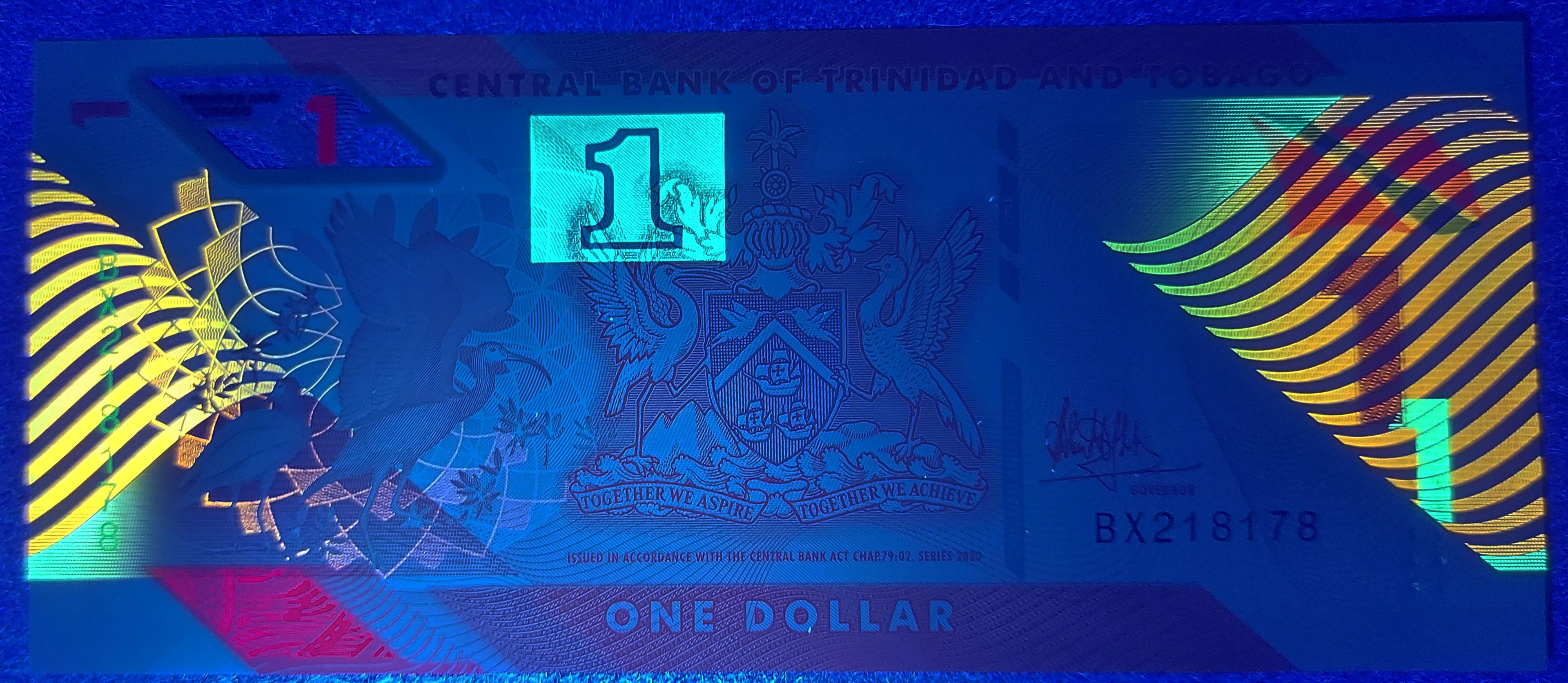 Trinidad and Tobago P-60 P-61 P-62 Current 3 pc Set Polymer 1 5 10 dollars 2020 UNC