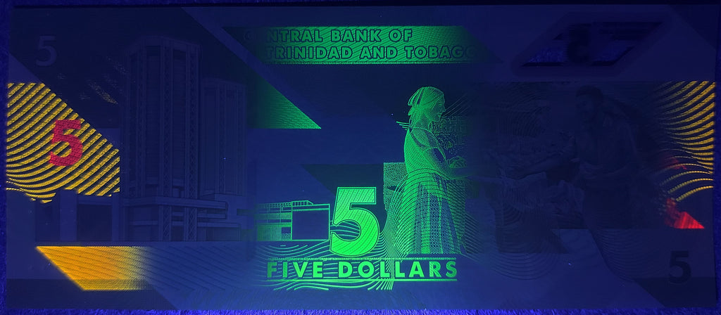 Trinidad and Tobago P-61a 5 Dollars 2020 UNC Polymer