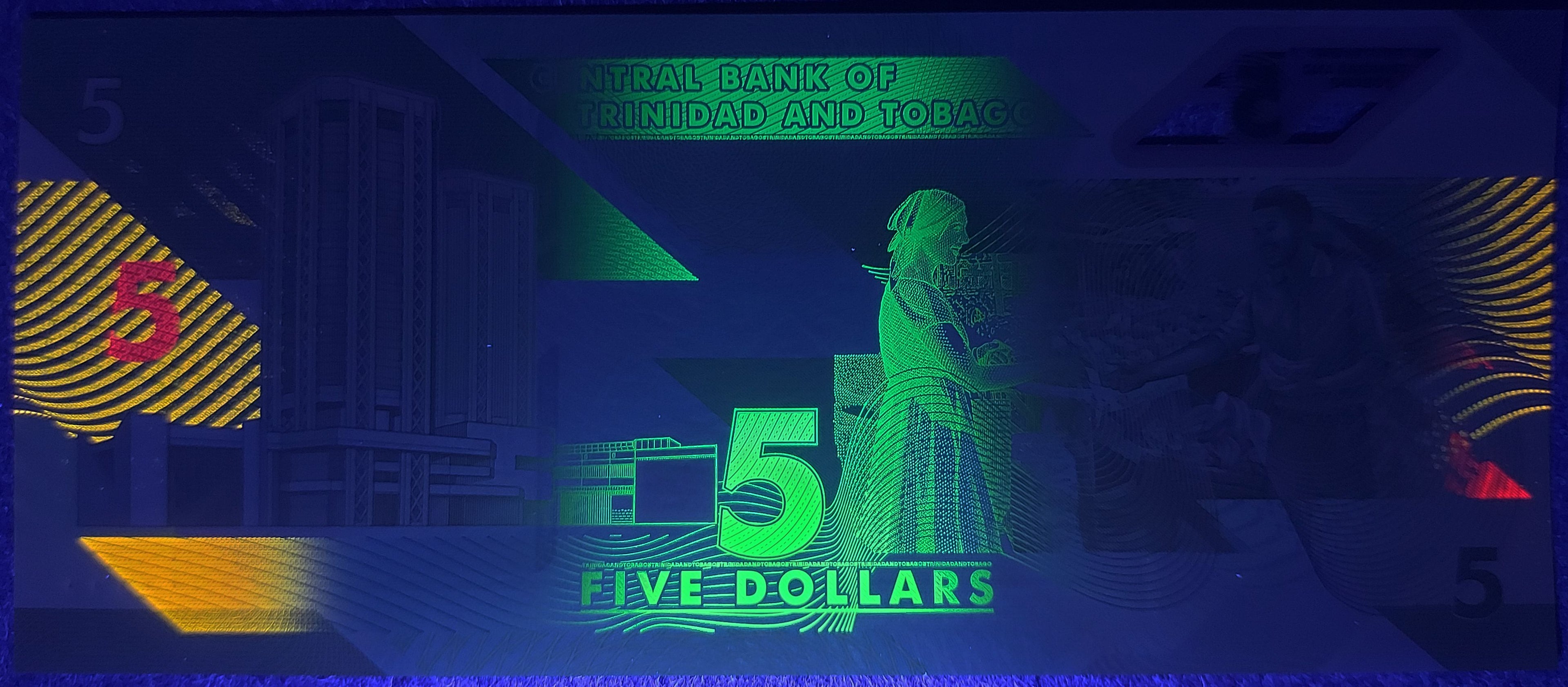 Trinidad and Tobago P-61a 5 Dollars 2020 UNC Polymer