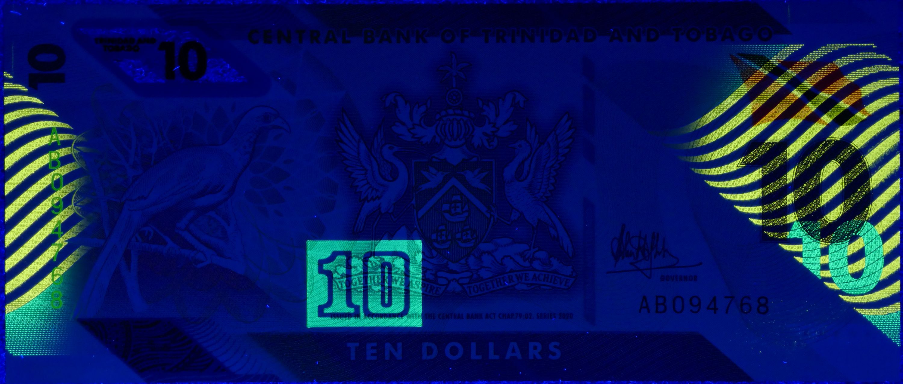 Trinidad and Tobago P-60 P-61 P-62 Current 3 pc Set Polymer 1 5 10 dollars 2020 UNC