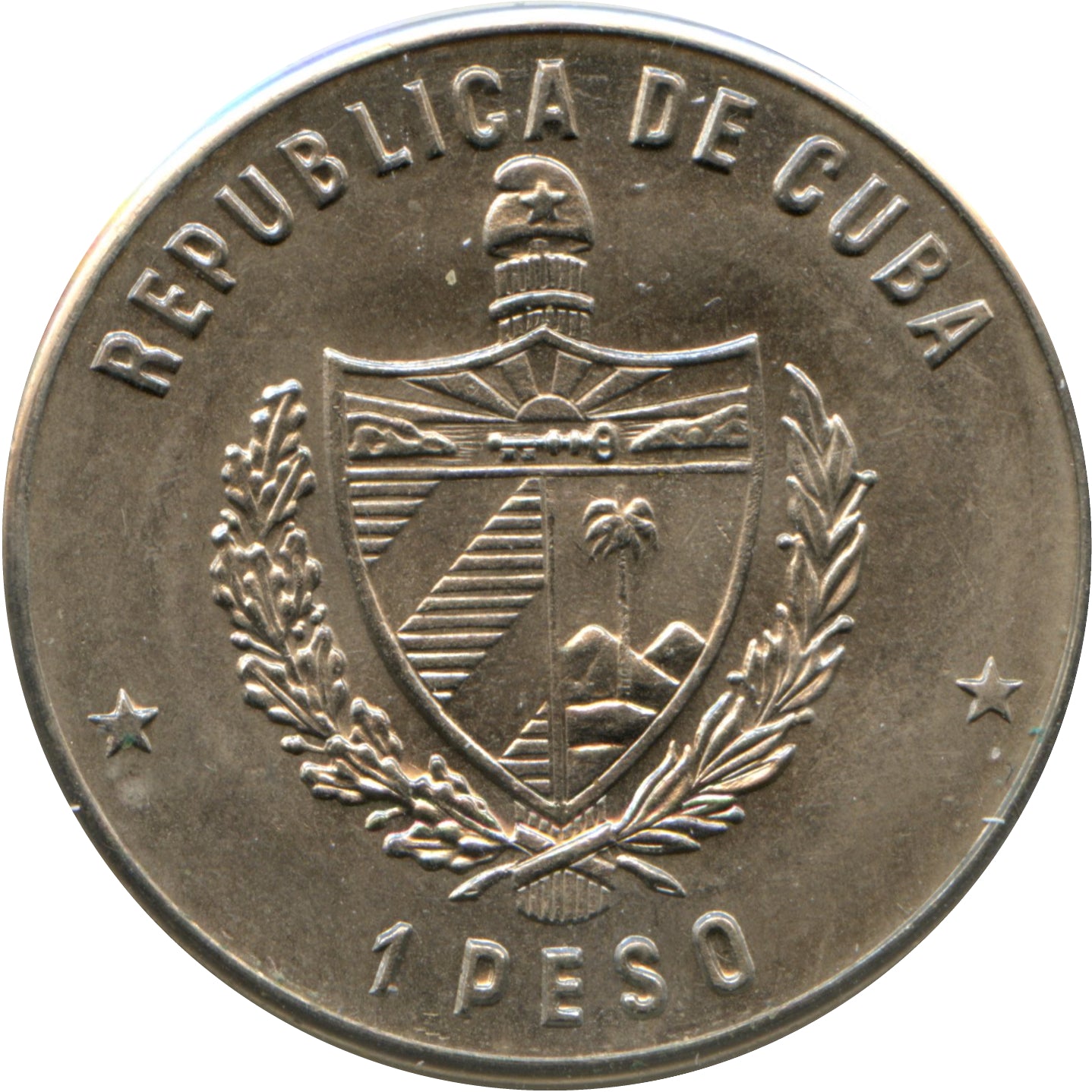 Caribbean || KM#62 1 Peso 1981 CIrculated VF—Boxing—XIV Central American & Caribbean Games
