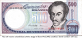 Venezuela P-67e 500 Bolívares 1995-06-05 XF Extra Fine—Purple—Bolívar—Orchids