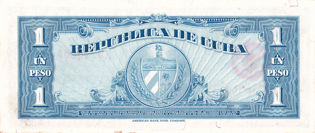 Caribbean P-77a 1 peso 1949 AU fx4