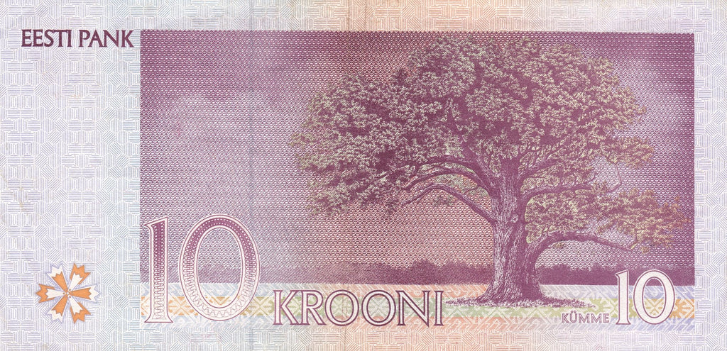 Estonia P-77 10 krooni 1994 (1997) VF (Very Fine) or better—Keeper of Estonia's Memory